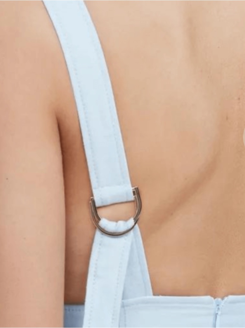 NWT Acler Rowland Dress Light Blue Strappy Sheath Size 4 Revolve retail $550 - Picture 7 of 15